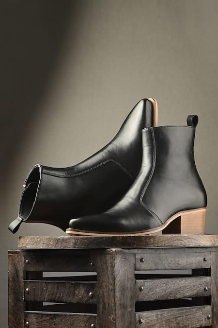 Men's Pointed Toe Ankle Boots
