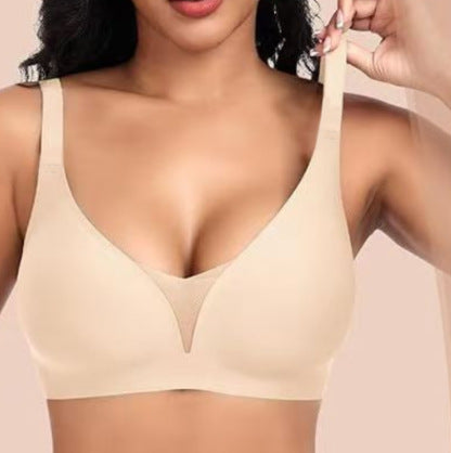 Mesh Deep V Everyday Comfy Bra