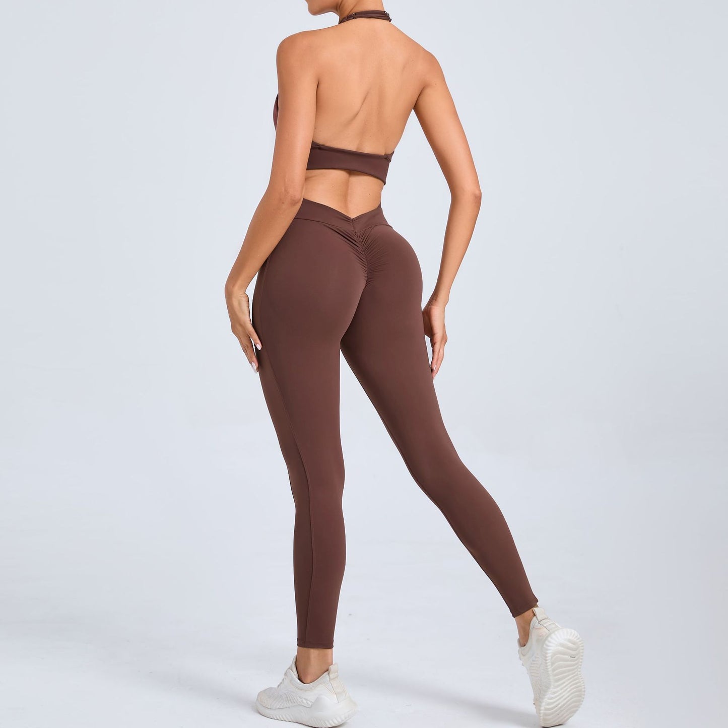 Halter Neck Side Pocket Jumpsuit