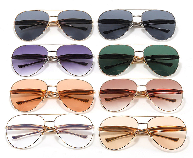 Toad-Shaped Metal Sunglasses