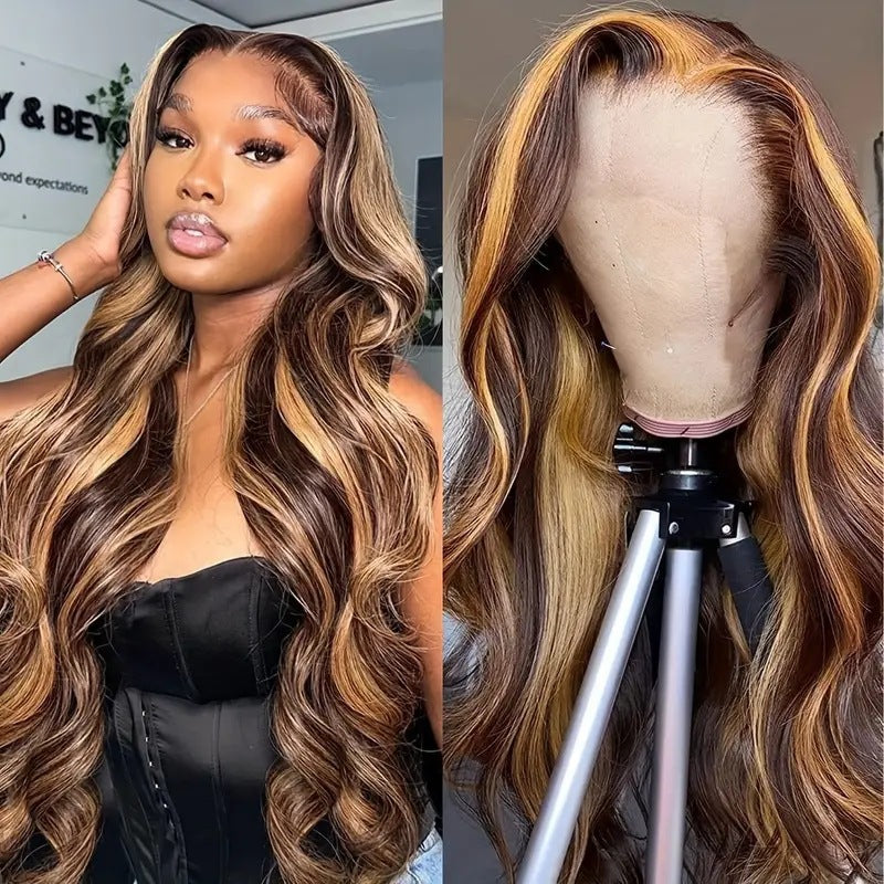 Front Lace Large Wave Curly Wig