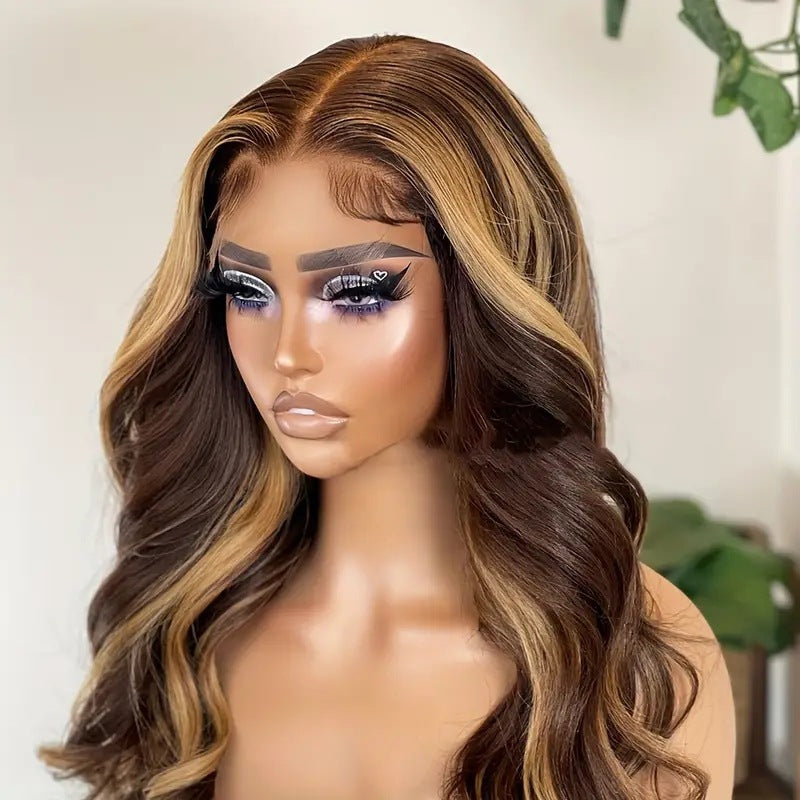 Front Lace Large Wave Curly Wig