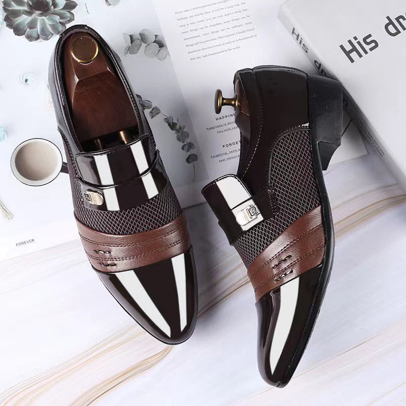 Men's Casual Business Formal All-match Mirror Shoes