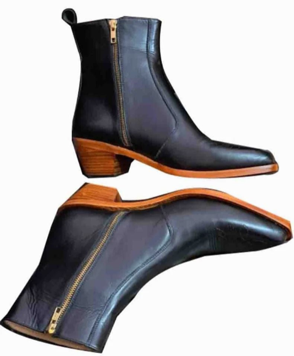 Men's Pointed Toe Ankle Boots