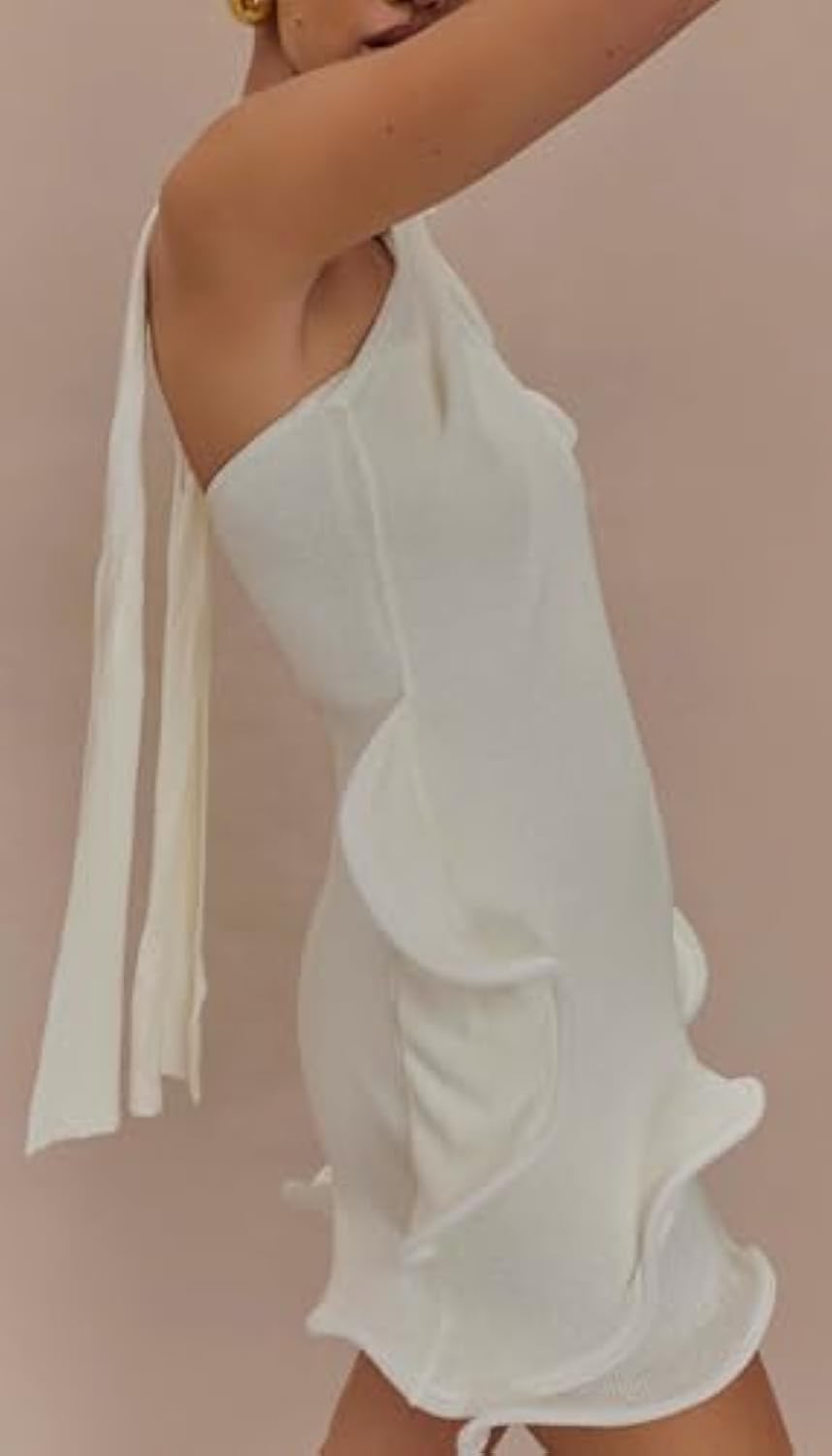Halter Knit Mini Dress