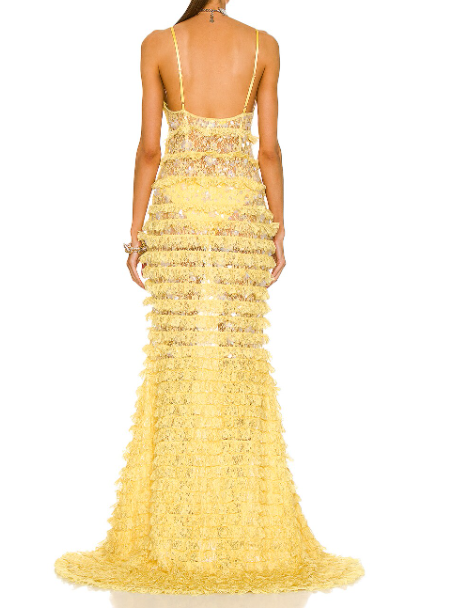Delphi Tiered Lace Dress