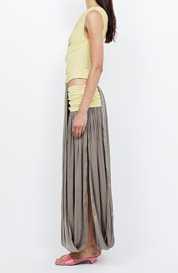 Slim-fit Off-shoulder Maxi Dress