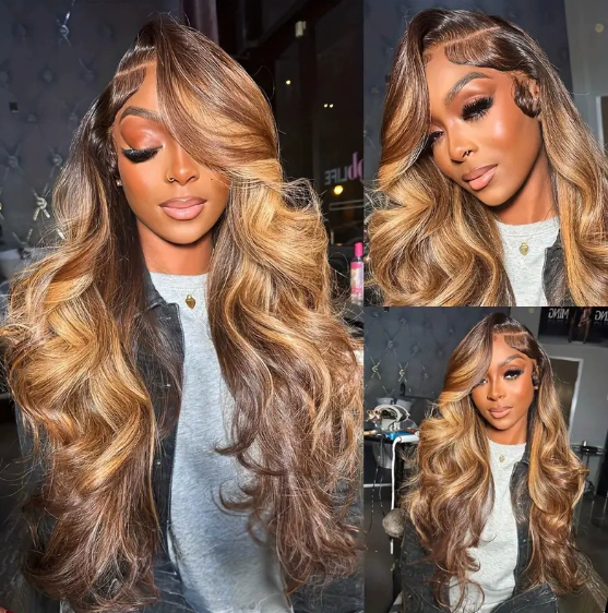 Front Lace Large Wave Curly Wig