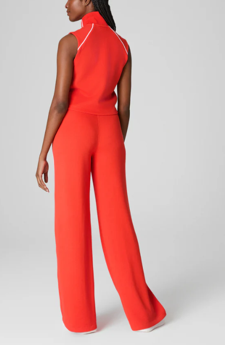 Sleeveless Mockneck Jumpsuit