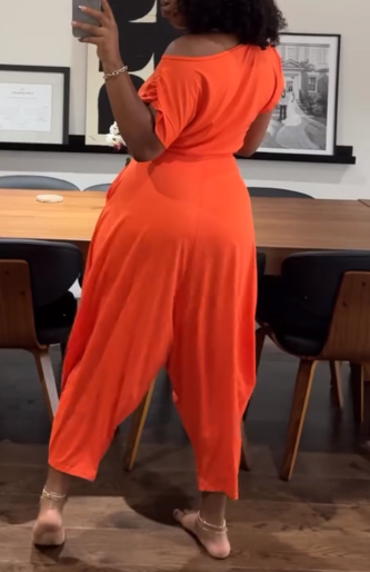 Hip Hop Women Set Off Shoulder T-Shirt Tops and Loose Haren Pants