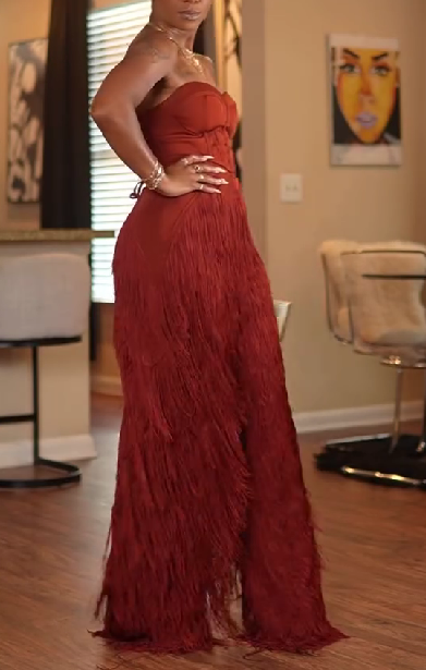 Sexy Tassel Suit