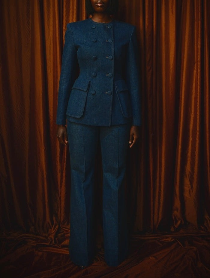 Tailored Denim Blazer & Pant