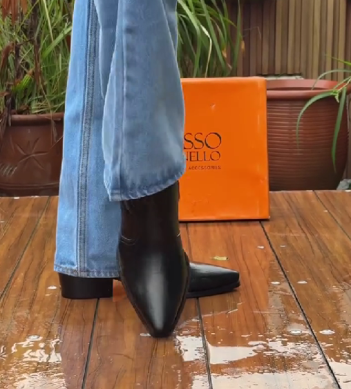 Men's Round-toe Cowboy Boots
