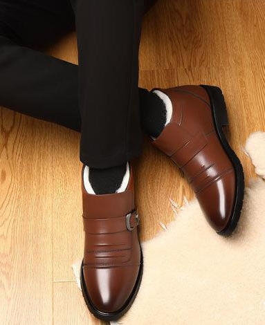 Men's Warm Casual PU Leather Shoes