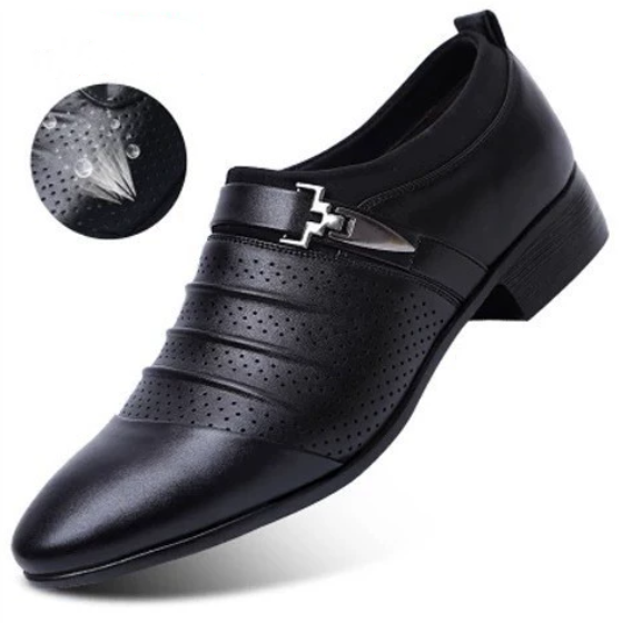 Men's Pointed-toe Slip-on Dress Shoes