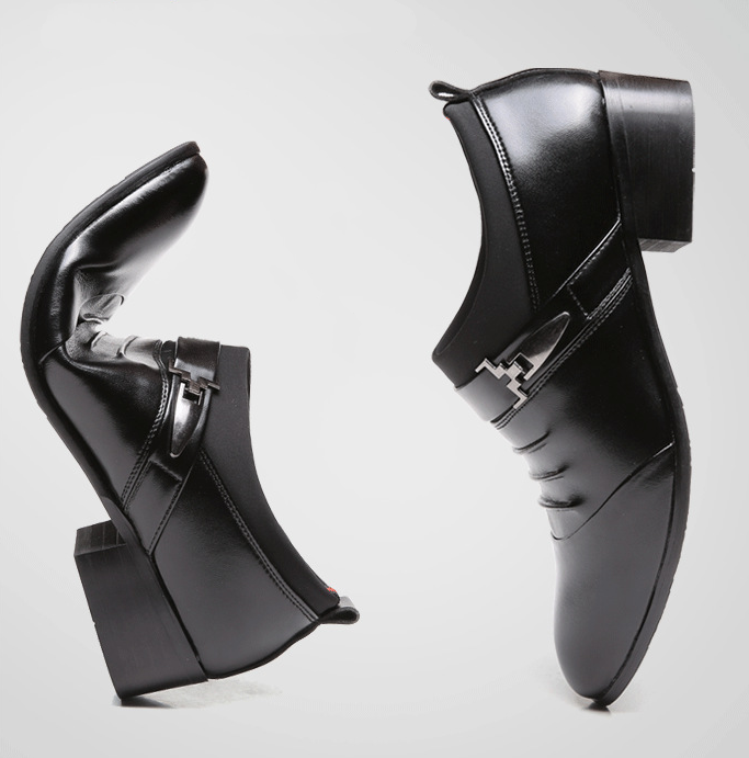Men's Pointed-toe Slip-on Dress Shoes