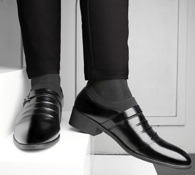 Men's Pointed-toe Slip-on Dress Shoes