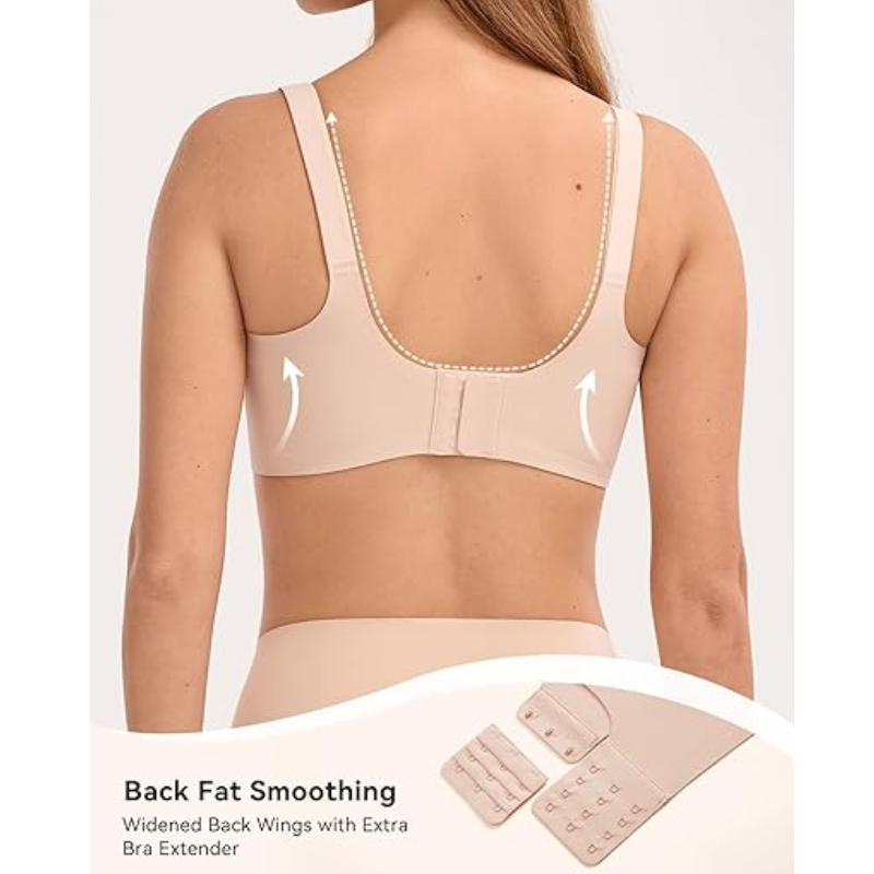 Mesh Deep V Everyday Comfy Bra