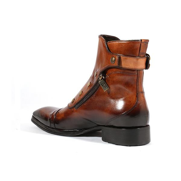Men's Retro Fashion Side Zipper Chelsea Boots