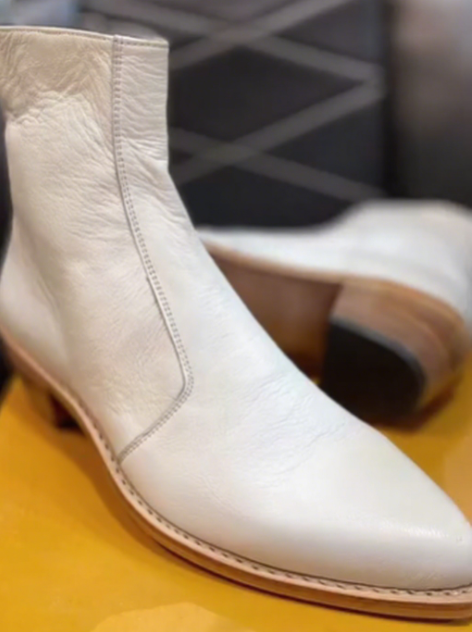 Men's Pointed Toe Ankle Boots