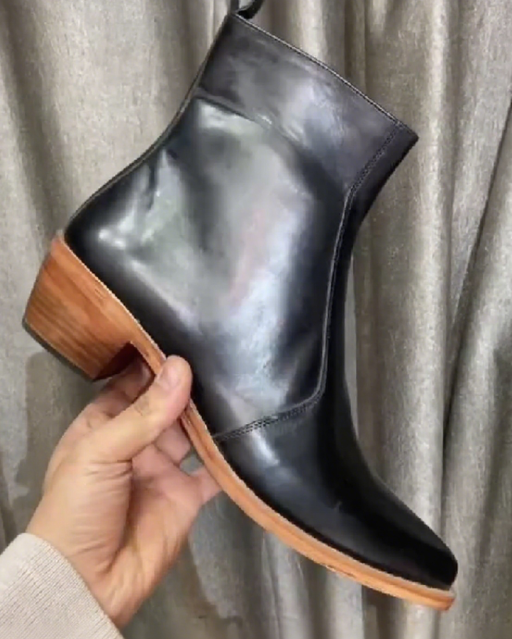 Men's Pointed Toe Ankle Boots