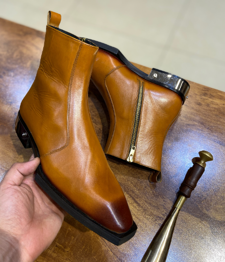Men's Italian Handmade Leather Boots