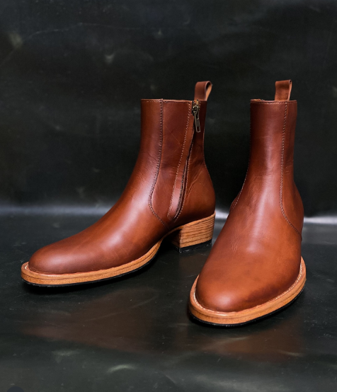 Men's Pointed Chelsea Vintage Handmade Ankle Boots