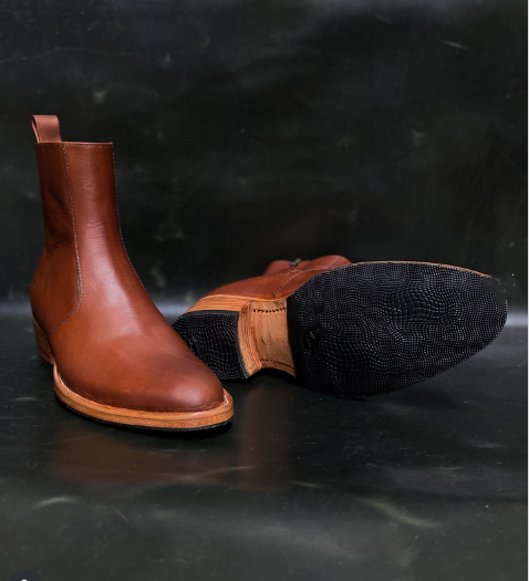 Men's Pointed Chelsea Vintage Handmade Ankle Boots