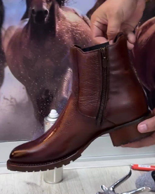 Men's Leather Round Toe Retro Style Ankle Boots