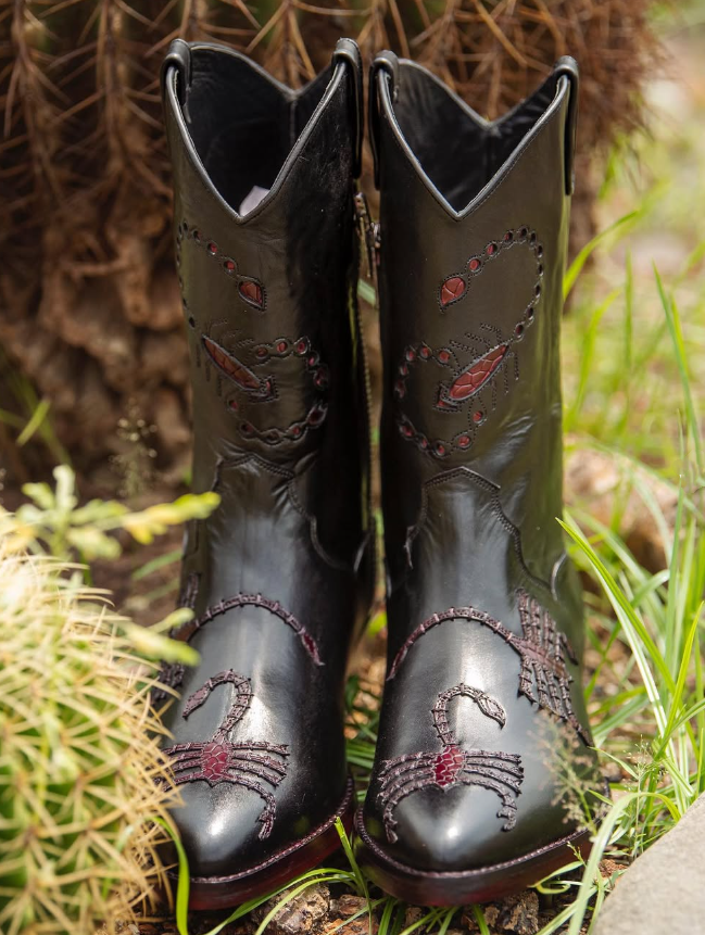 Men's New Upgraded "Scorpion Mantra" Alligator Leather Cowboy Boots