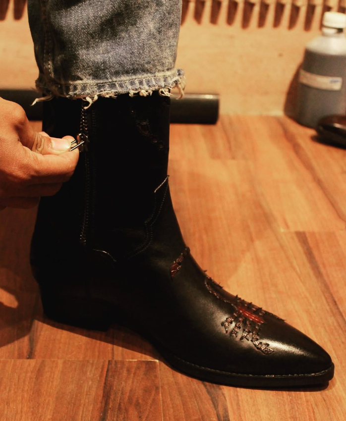 Men's New Upgraded "Scorpion Mantra" Alligator Leather Cowboy Boots
