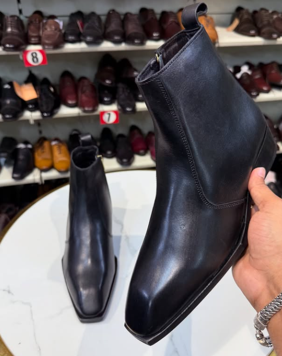 Men's Square Toe Chelsea Boots