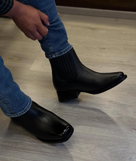 Men's Stretch Western Cowboy Boots