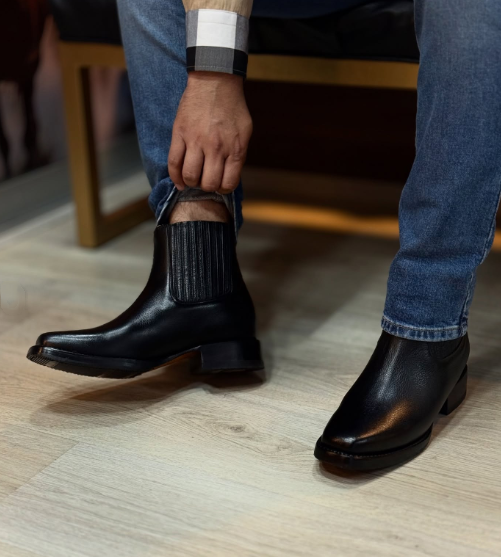 Men's Stretch Western Cowboy Boots