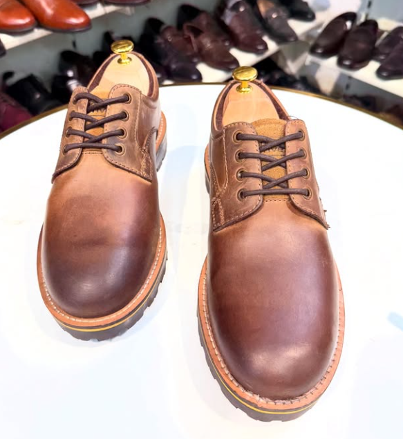 Men's Business Casual Lace-up Leather Shoes