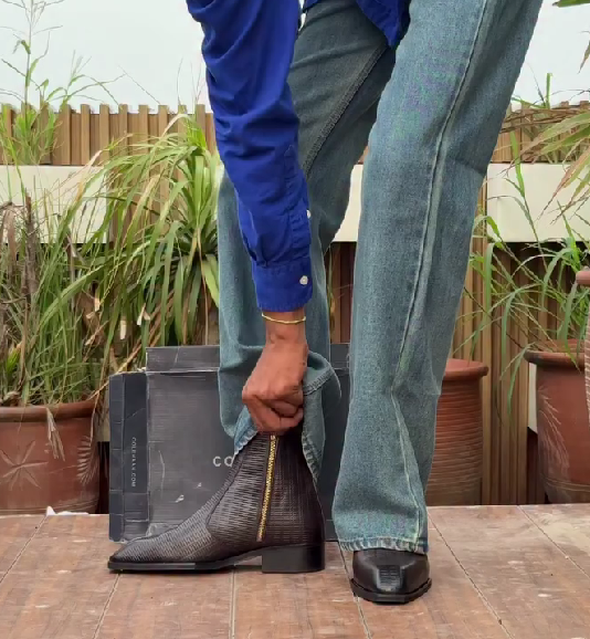Men's T-Toe Western Cowboy Boots