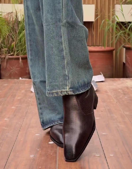 Men's T-Toe Western Cowboy Boots
