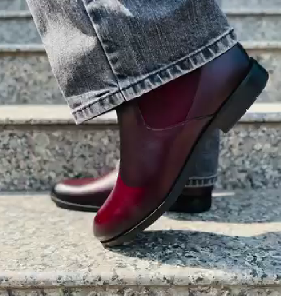 Men's Chelsea Boots Casual Round Toe Ankle Boots