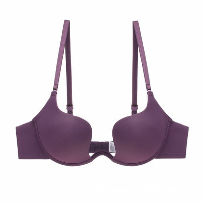 Women's Deep U Multi-Way Push Up Convertible Low Cut Plunge Bra