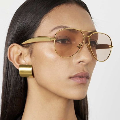 Toad-Shaped Metal Sunglasses