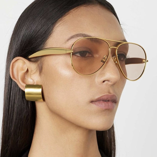 Toad-Shaped Metal Sunglasses