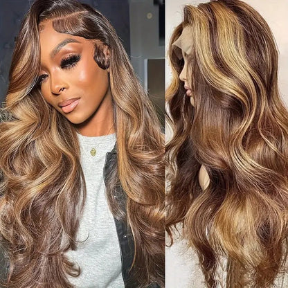 Front Lace Large Wave Curly Wig