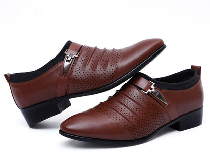 Men's Pointed-toe Slip-on Dress Shoes