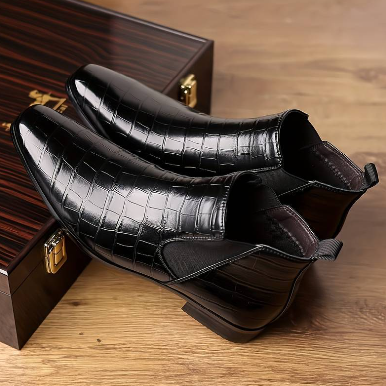 Men's Casual Ankle Chelsea Boots Leather Shoes