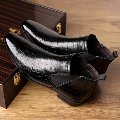 Men's Casual Ankle Chelsea Boots Leather Shoes