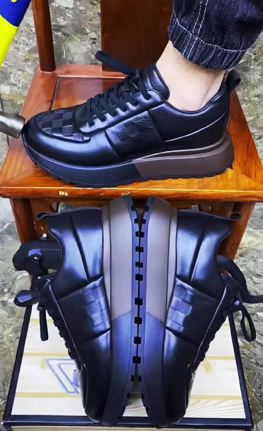 Leather Soft-soled Casual Dress Sneaker