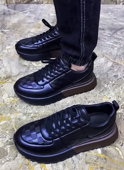 Leather Soft-soled Casual Dress Sneaker