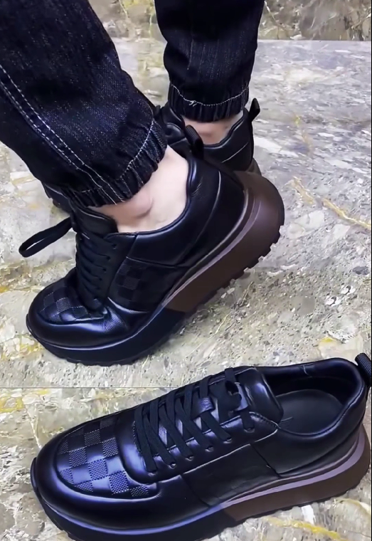 Leather Soft-soled Casual Dress Sneaker