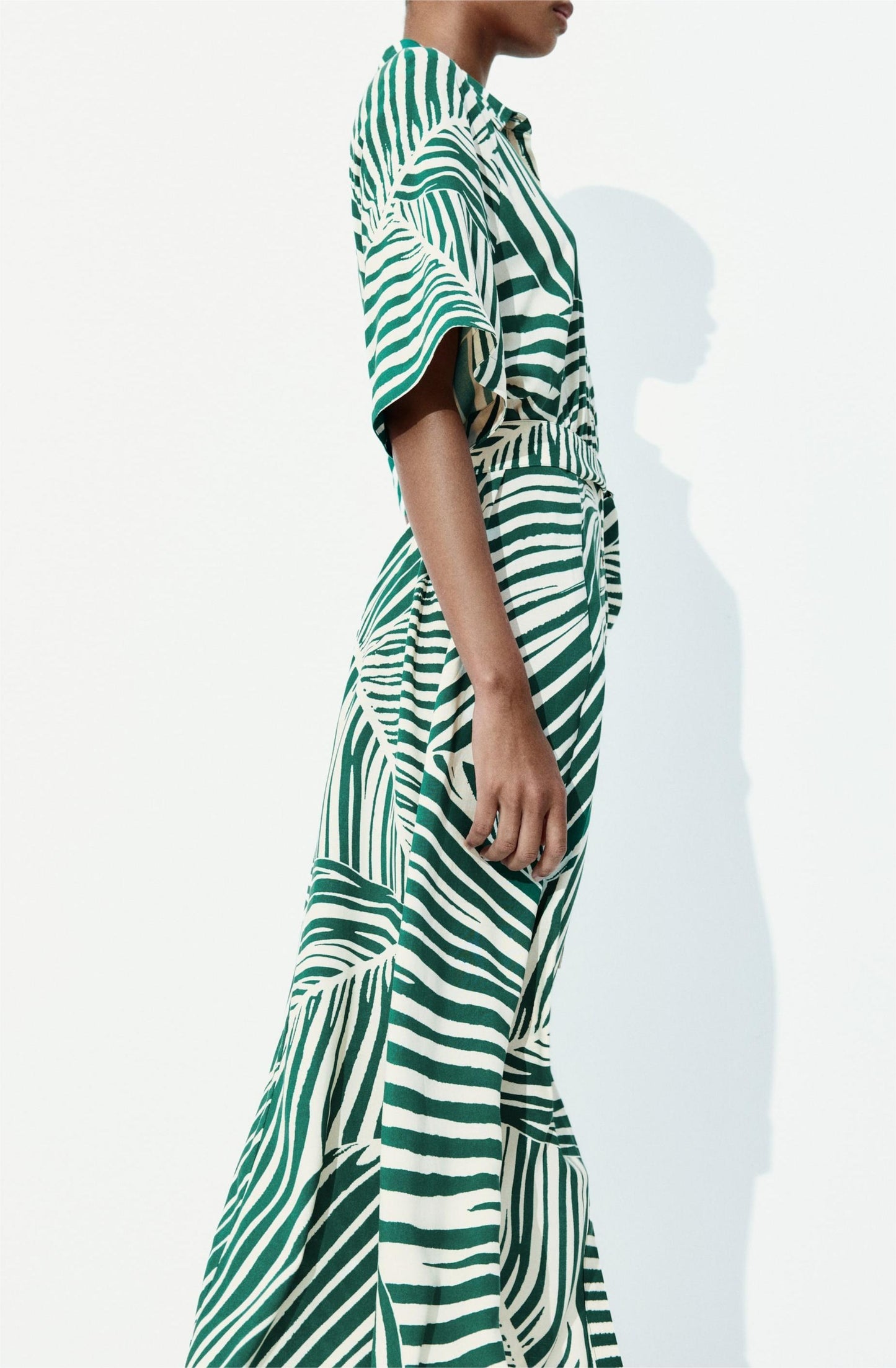 Tie-belt Shirt Dress