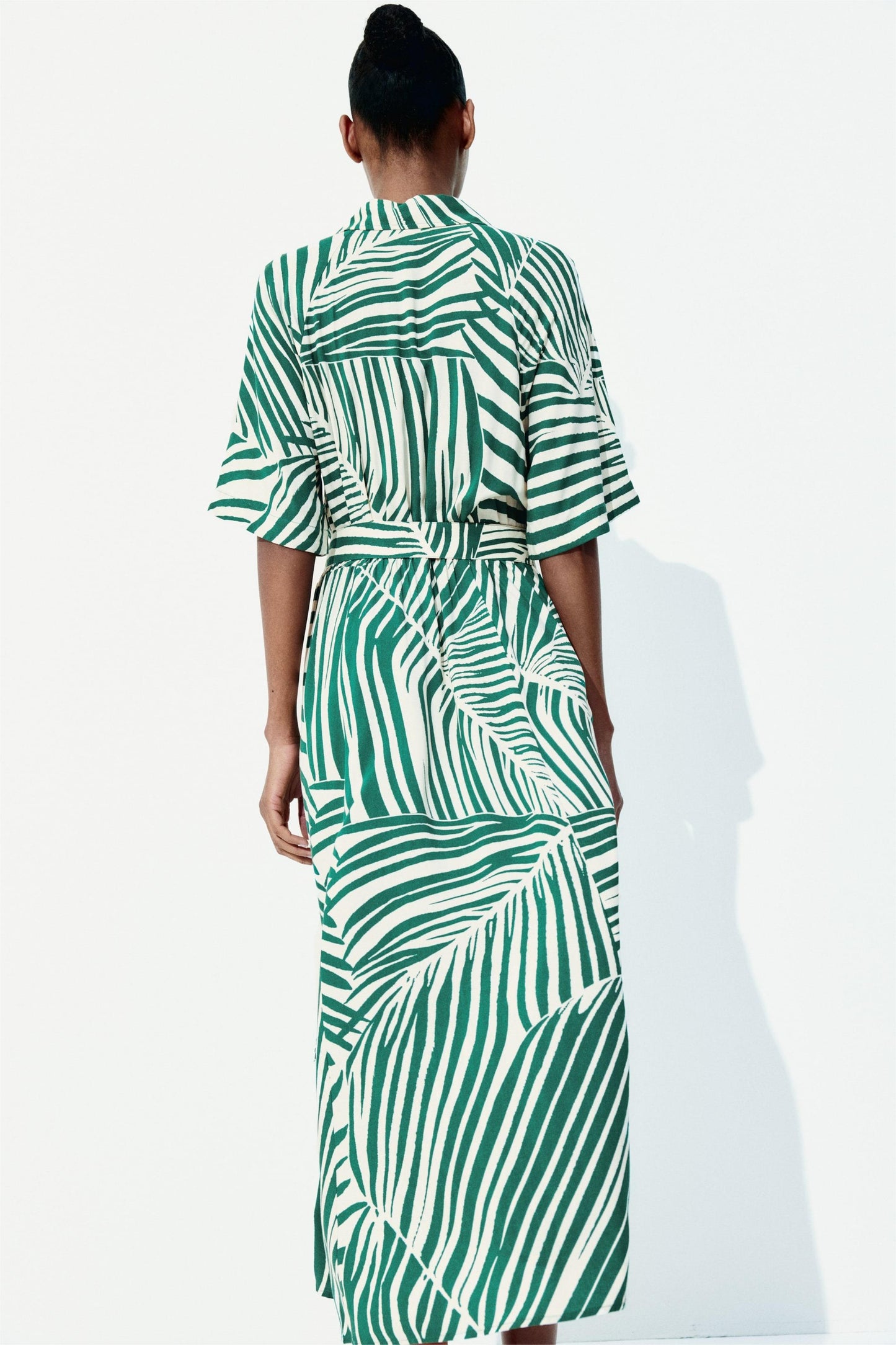 Tie-belt Shirt Dress